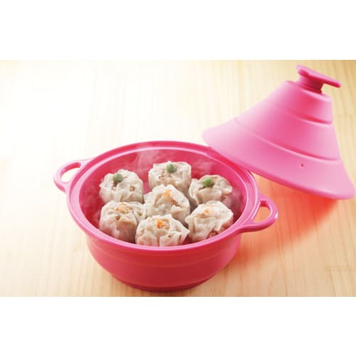 Kawasaki Silicone Multi-Steamer Microwave 3-Function, Green