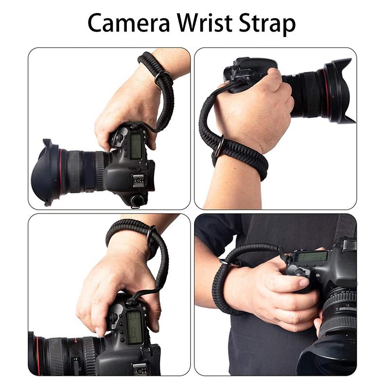 Kamera-Handschlaufe mit Schnellverschluss, Nylon-Kamera-Handschlaufe für Leica, Sony, Fuji, Canon, Nikon SLR, Anti-Verlust-Kameraseil