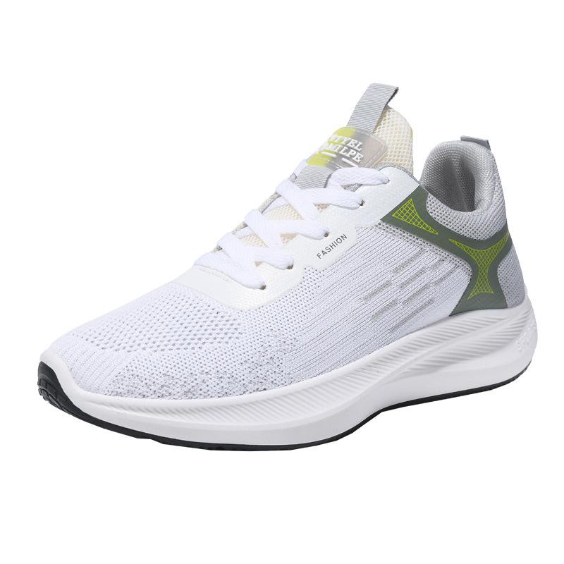 Herrenschuhe 2023 Neue Sommersportschuhe Bequeme atmungsaktive Plattform Modeschuhe Fliegende gewebte Herrenschuhe Herren-Freizeitschuhe