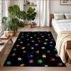 Tappeto in Peluche di Velluto Cristallo Stampa Among Us Anti?Indumenti da notte?Tappeto da Pavimento Resistente per Decorazione Domestica Interna