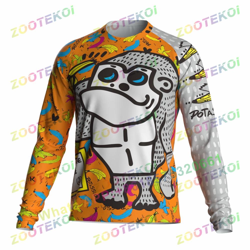 2023 Off Road ATV Racing T-Shirt Men Season Downhill Riding Racing Bicycle Tops Motocross MTB Downhill Jersey Motorcycle Jersey