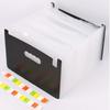 13/25 Pockets Expanding File Box A4 Document Organizer Portable Multi-Layer File Bag  Office
