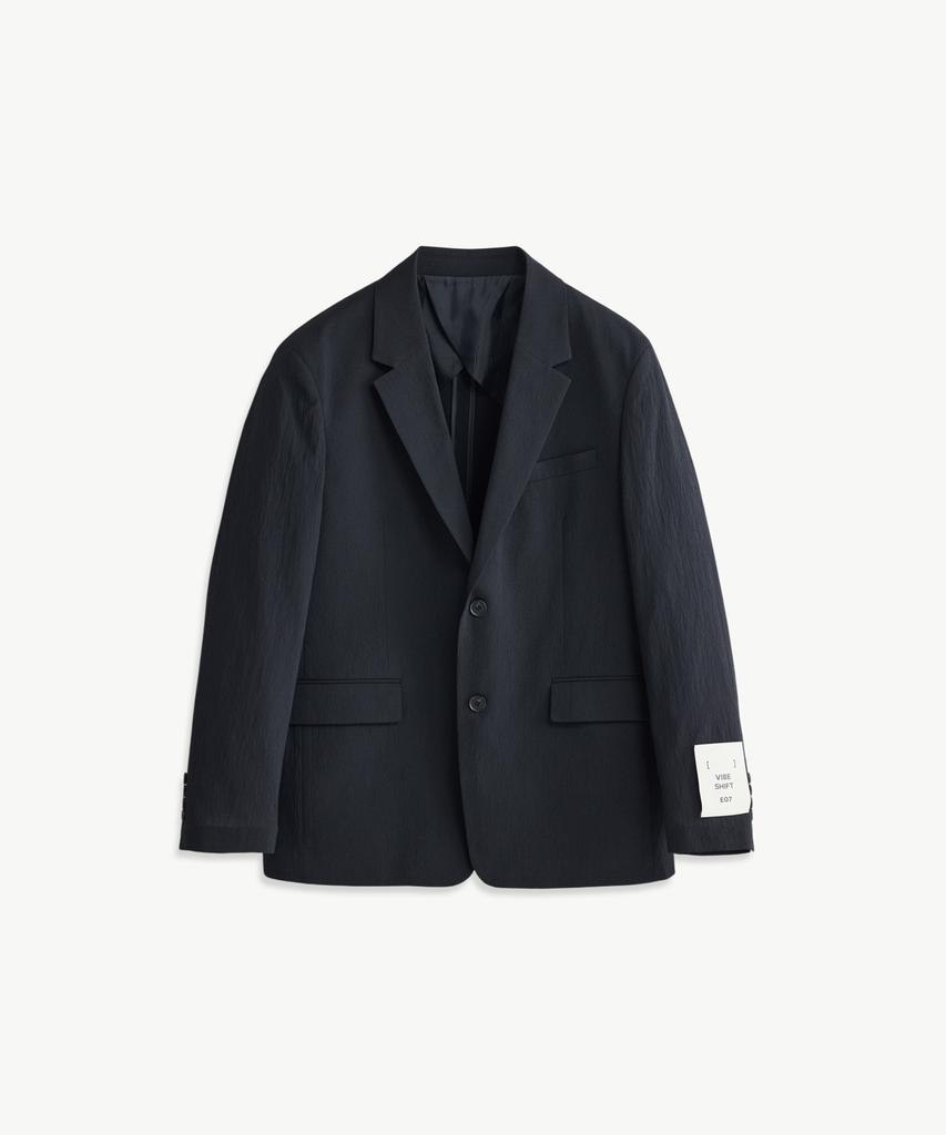 Stco [Summer] Vibe Shift Crease Effect Blazer_Black (Oversized)_Sejxb33Osb