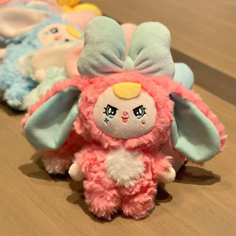 

Мультяшный брелок с куклой-зайчиком, креативный милый брелок с куклой, подвеска, детская коллекция игрушек, украшение для школьной сумки, подарки