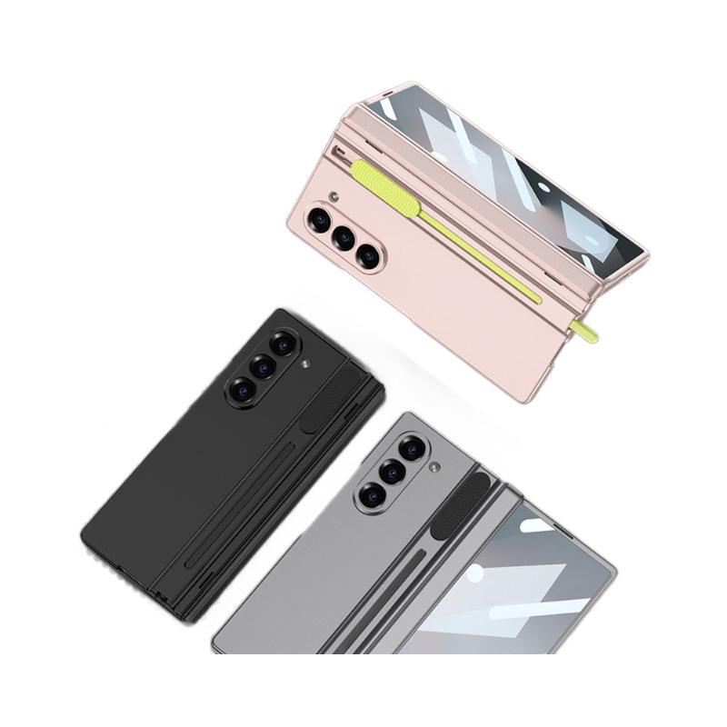 Samsung Z Fold6 Magnetic Foldable Phone Case with Gear Shifting Hinge and Integrated Pen Slot