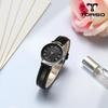 Toleuso T107L-Sbbk Classico Quartz Couple Watch Men'S & Women'S Leather Watch