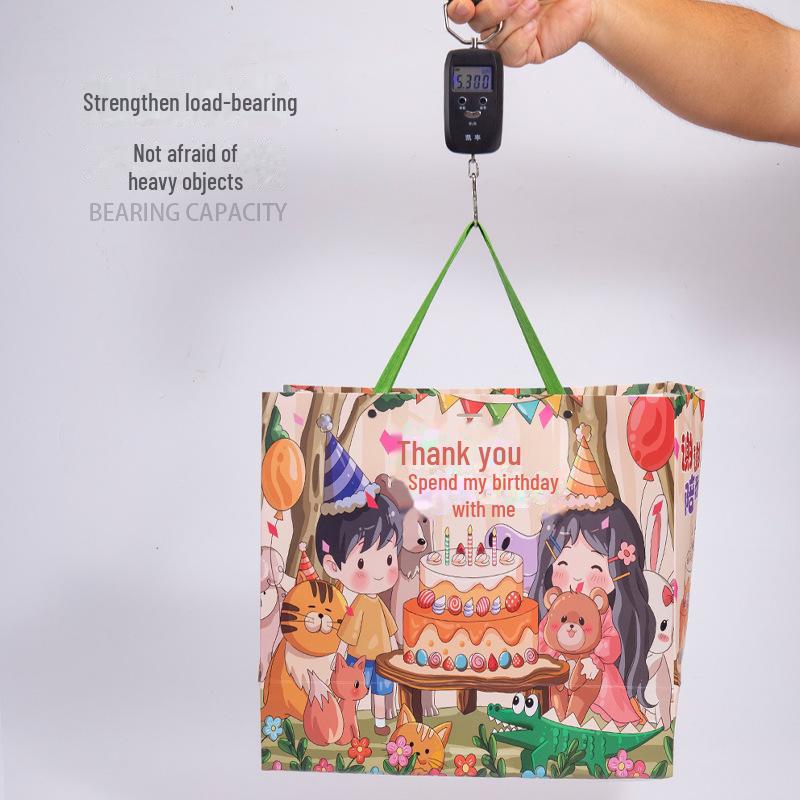 Kindergeburtstag Dankeschön Geschenktüte - Premium Souvenirverpackung