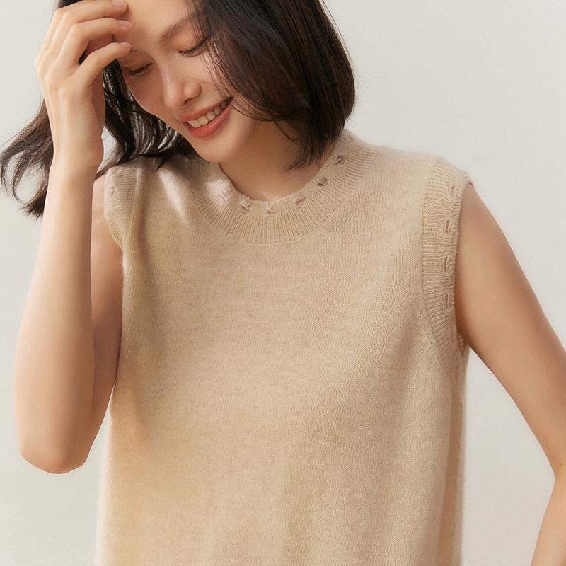 Qinghe 100% Pure Cashmere Women's Sweater - Ultra Soft Luxury Winter Pullover