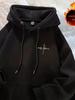 Men's Trendy Hong Kong Style Fleece-Lined Hooded Jacket - Autumn/Winter Fashion