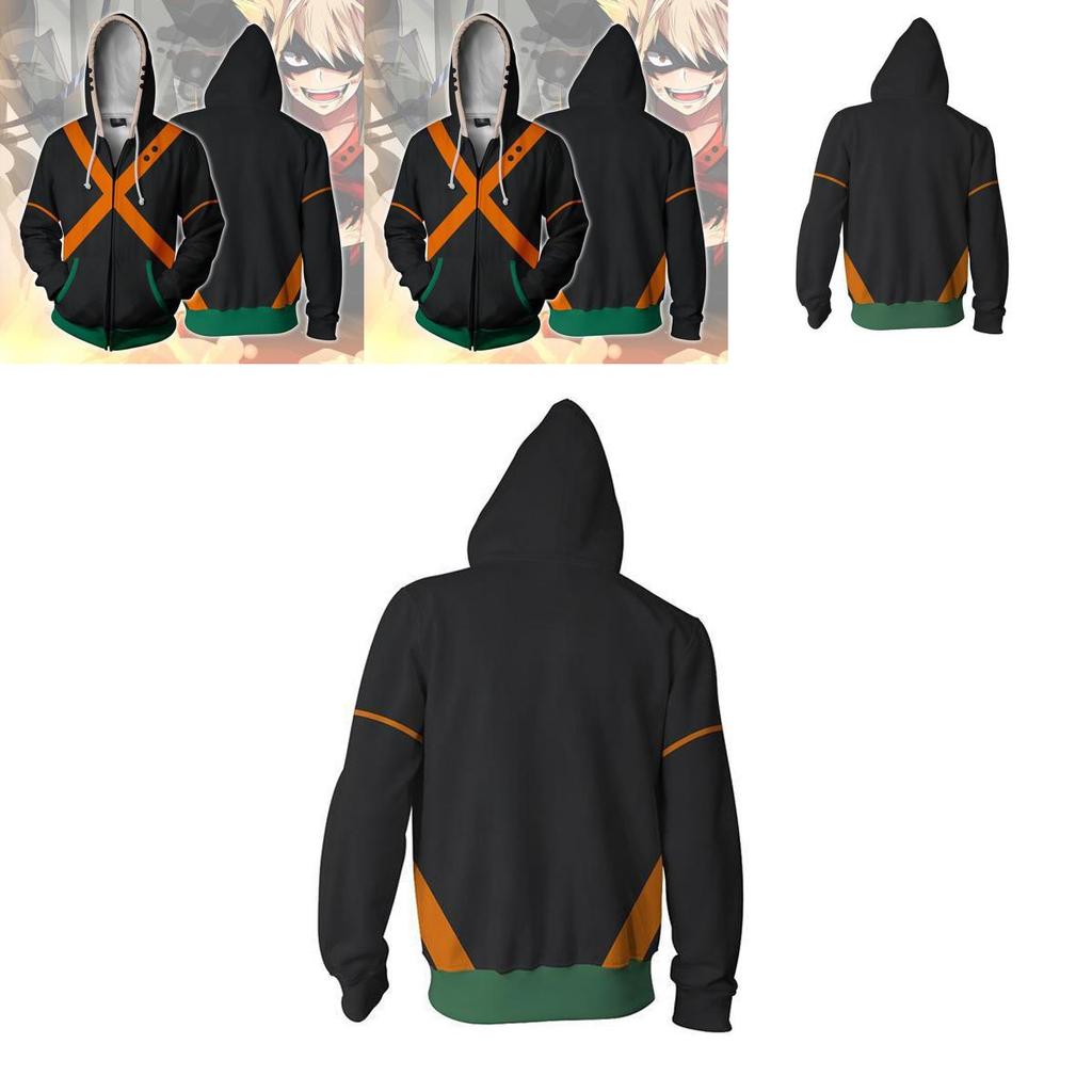 Przytulny My Hero Academia Lzuku Midoriya Bakugou Katsuki Sweter Płaszcz Bluzy Kurtka