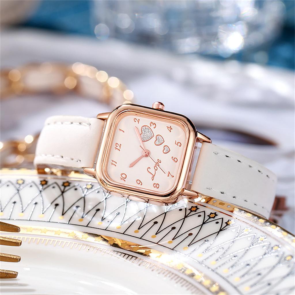 Dámské módní kožené hodinky