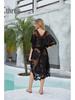 European & American Water-Soluble Embroidery Sexy Beach Cover-Up Shirt Dress for Women