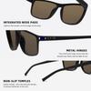 Anti-Glare Sunglasses SPEEDHYUN Matte Black Metal