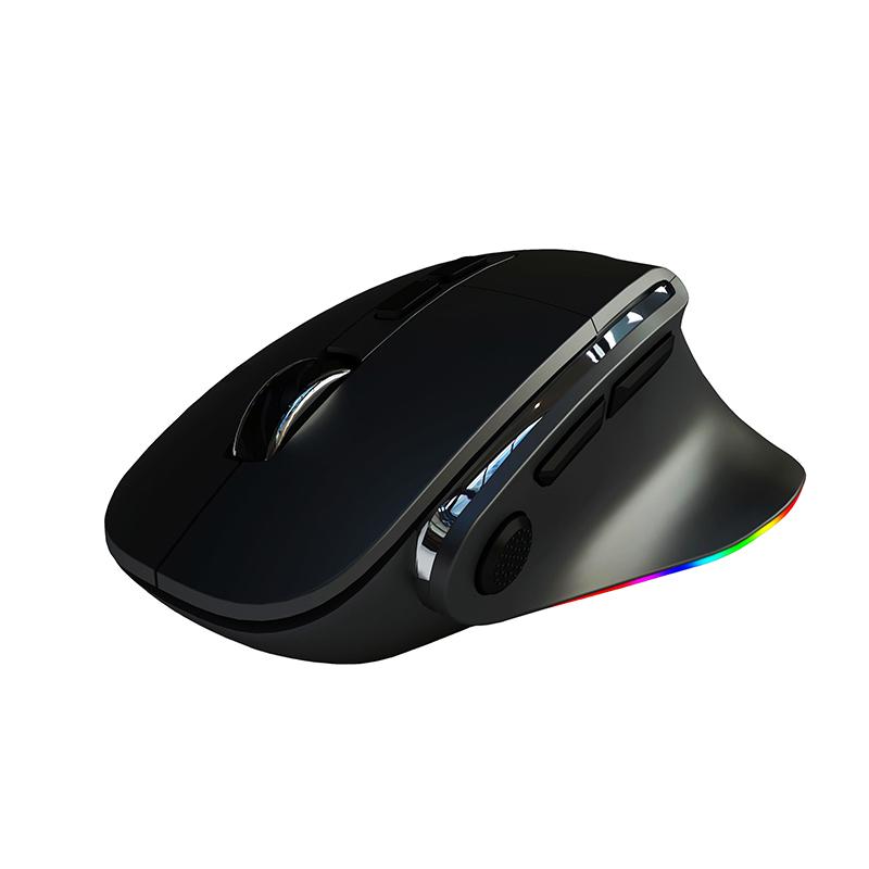 

H5 Проводная двухрежимная мышь 2,4G 800-1200-2400DPI RGB с оптическим отслеживанием 500 мАч Эргономичные мыши для офисных игр и работы