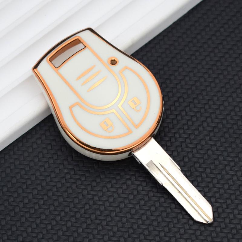 Für Nissan Micra K14 Juke März Sunny 2 Tasten Auto Fernbedienung Schlüssel Fall Abdeckung TPU Auto Schlüssel Shell Fob Halter tasche Schutz Zubehör