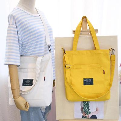 Canvas Women's 2026 Casual Shoulder Bag - Simple, Stylish Crossbody Handbag for Students