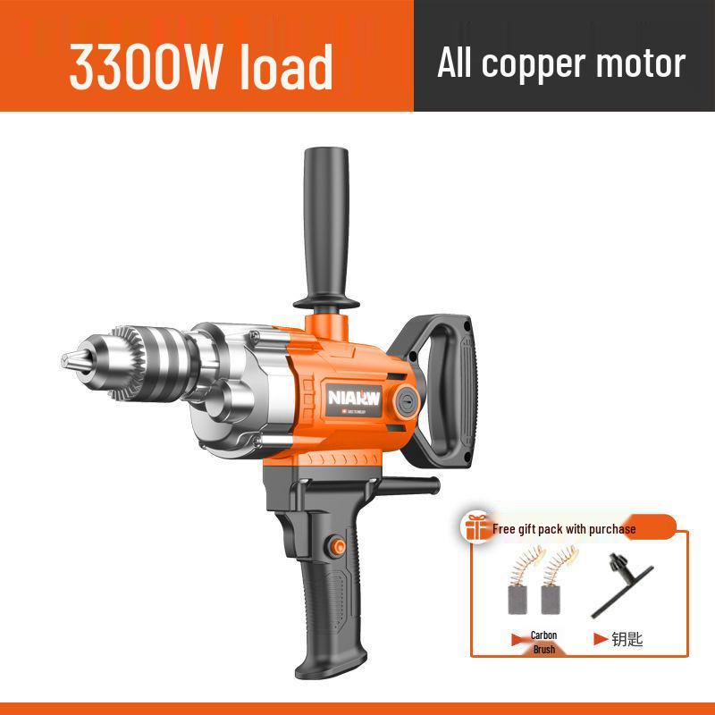 High-Power Multi-Functional Electric Mixer: Paint, Putty, Cement, Mortar