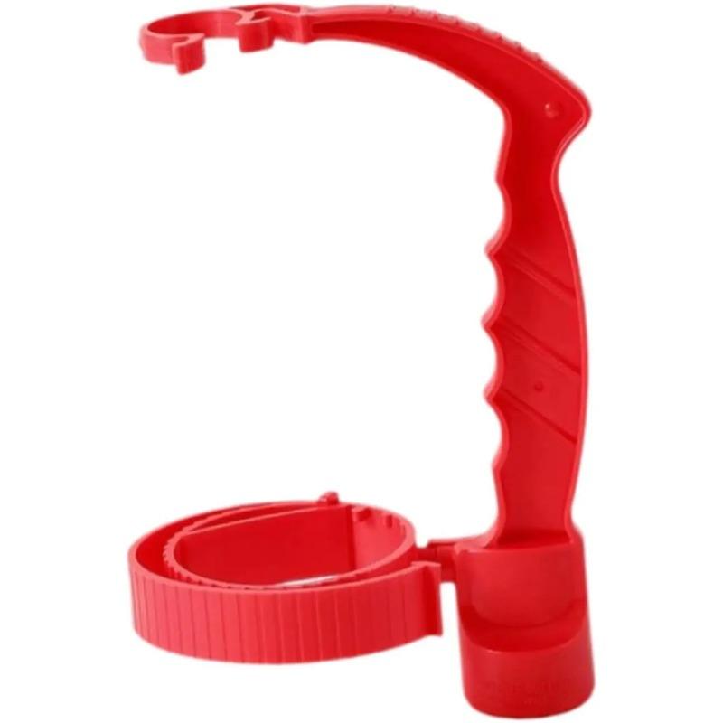 

Регулируемый держатель для бутылок - Универсальная ручка для наливания, подходит для контейнеров 1-5 л красный