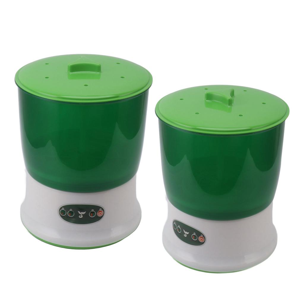 Bean Sprout Maker Intelligent Full Automatic 2 Layer Seed Sprouter Germination Machine for Home US