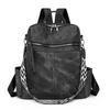 PU Rucksack Damen Rucksack mit großer Kapazität Multifunktionale Umhängetasche