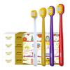 Dr. Dental Gold Ion Wide Head Soft Toothbrush - 4 Pack