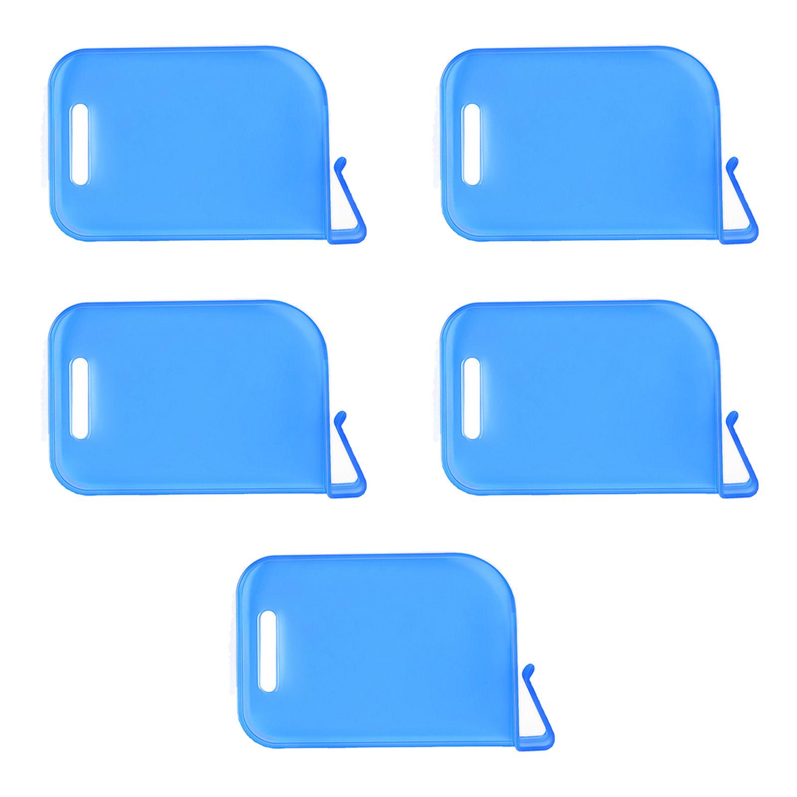 

5 шт. пластиковая перегородка для коробки для торговых карт, зажим для хранения карт, разделительная доска для карт, разделительная доска, простая в установке