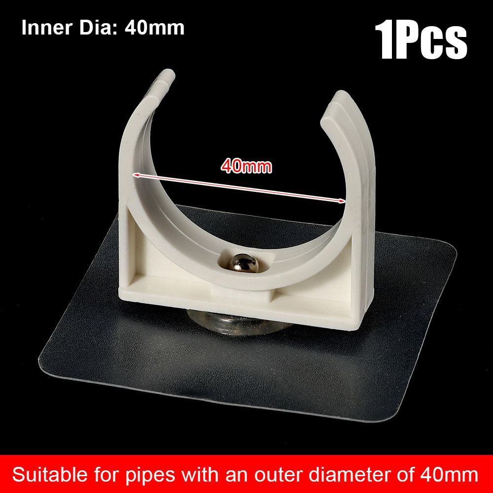 1/5Pcs Punch-free Water Tube Holder Garden Irrigation Tube Clip Connector Self-adhesive Pipe Clamp