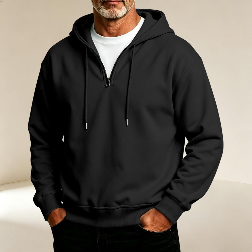 Heren Casual Mode Raglan Lange Mouw Pullover Hoodie Sweatshirt voor Dagelijks Gebruik