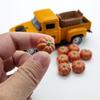 Fall Tiered Tray Decors Metal Truck with Fake Pumpkins Farmhouse Tiered Tray Decors for Thanksgiving Party Home Kitchens