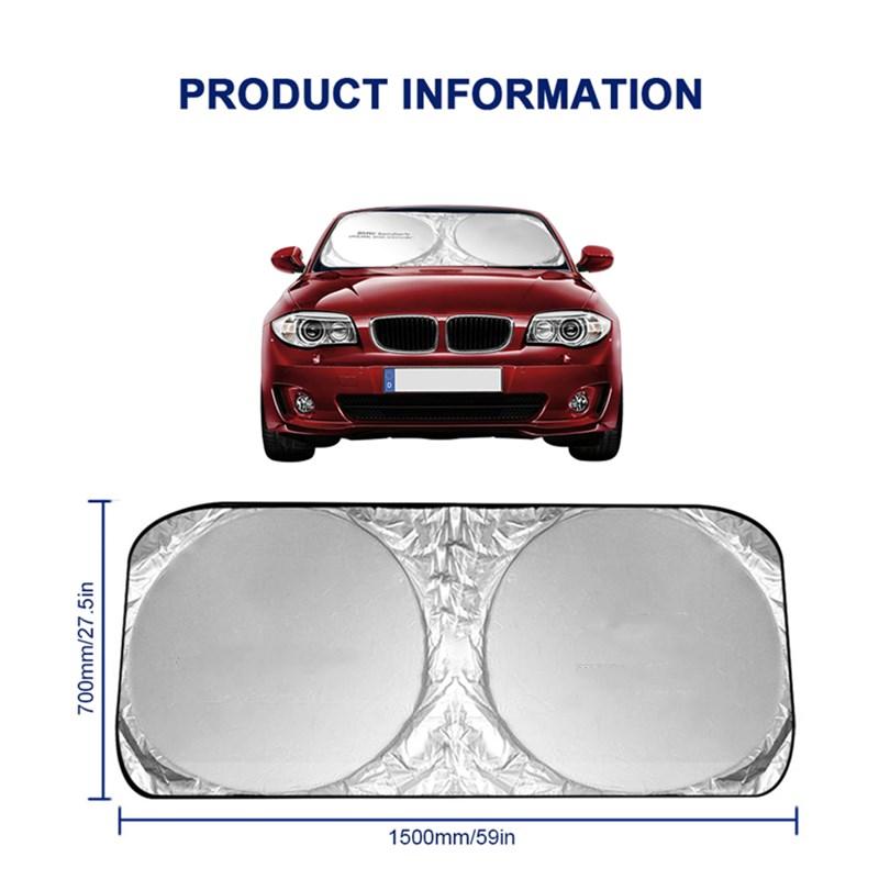1PCS Car Windshield Sunshades Sun Shade Covers Front Window Visors For Infiniti Skoda Mini Hyundai Nissan AMGWindshield Sunshades 1