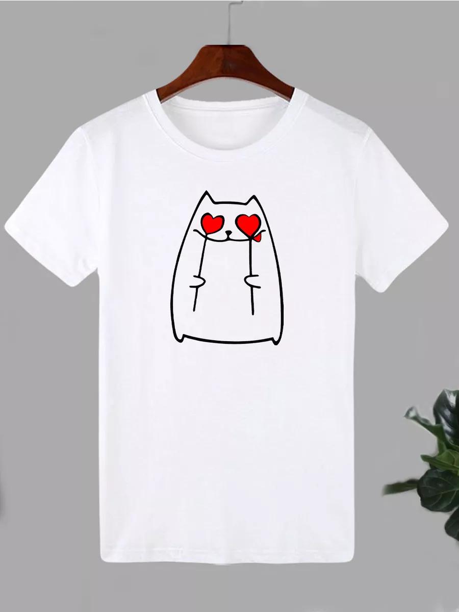 T-shirt with print Kitty L