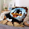 1pc Daffy Duck Flannel Throw Blanket Soft, Warm & Cozy for Couch, Bed, Office, and Travel Versatile All Season Gift, Christmas Present