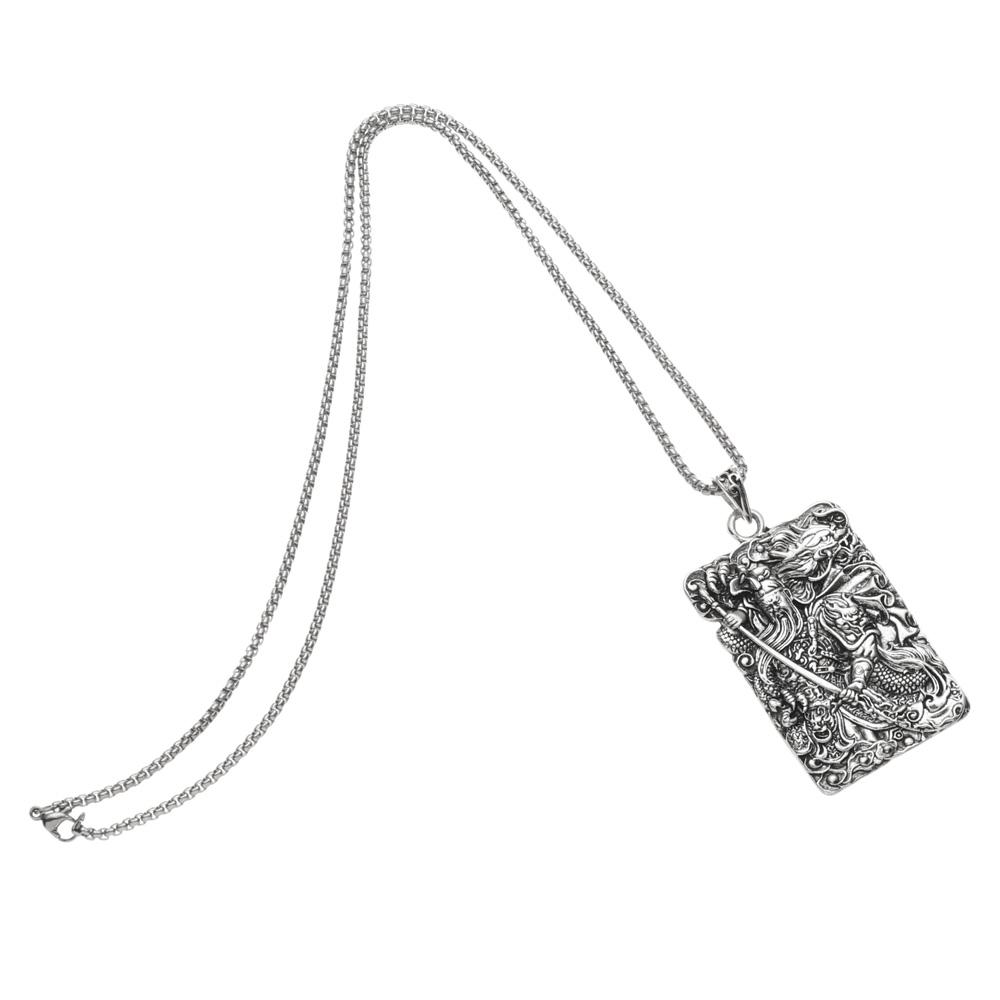 for Boys Cool Guan Gong Male Yibo Yuntian Necklace Pendant Guan Erye