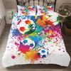 Football Bedding Set Printing Pillowcase Quilt Cover Soccer Duvet Covers  Home Textiles Queen King Size Sport Theme Quilt Cover