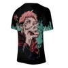 T-Shirt für Damen und Herren, Sommerkleidung, Fitness, Jujutsu Kaisen, Rundhalsausschnitt, Übergroßes Herren-T-Shirt, neue Herren-T-Shirts, Tops