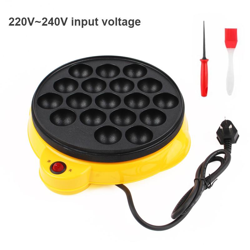 650W Household Maruko Baking Machine Electric Takoyaki Maker Donut Octopus Ball 18 Holes Grill Pan Professional Cooking Tools
