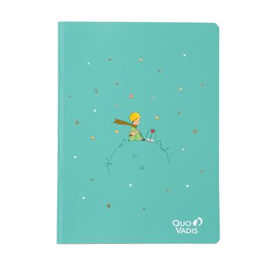 Quo Vadis Notebook, Soft Cover, "The Little Prince," Horizontal Ruled, A5, 128 Pages, White Paper, Rose, Qv2371388