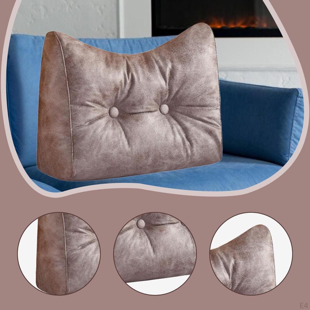 Rückenstützkissen Lesen Ergonomisch Multifunktionell Bequem Sofa Zuhause Bett Entspannen Taille