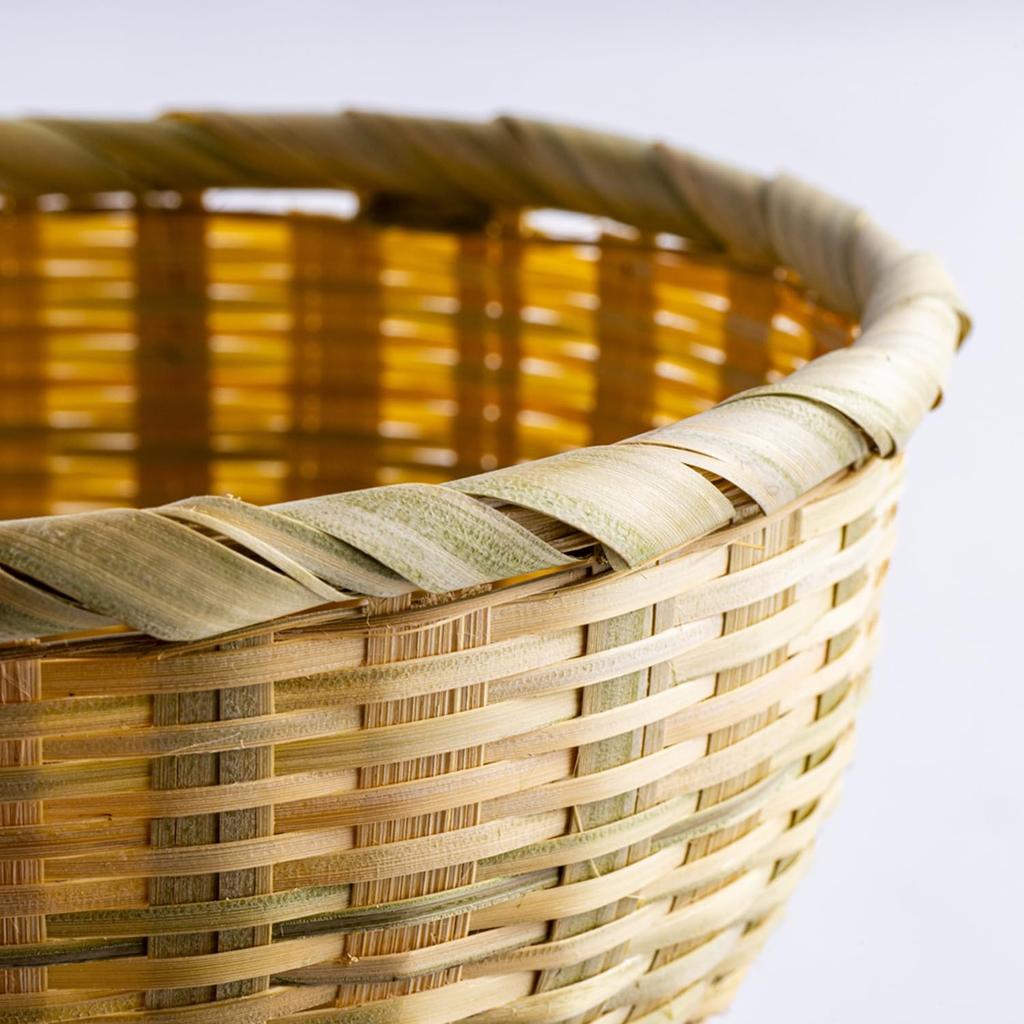 Takehito Handwoven Bamboo Rice-Draining Basket, 15.5 Cm