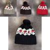 Red Cherry Knit Hat For Women Winter Warmth And Fashion Accessory