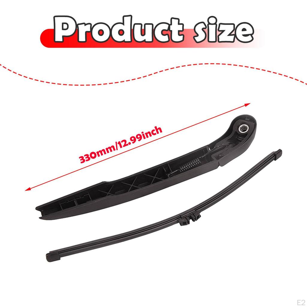 Rear Windshield Wiper Arm with Strip Set Back Kit 61627161030 Accessories
