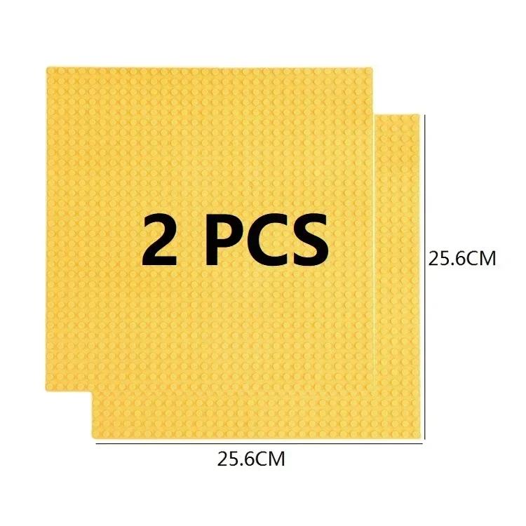 2Pcs Base Plate 32*32 32*16 Studs Classic Figures Building Blocks Plates Bricks Baseplate Blocks Children Toys For Kid Gifts