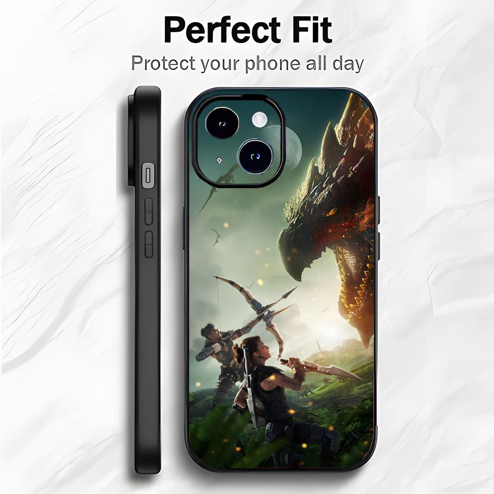 

OpenWorld Action Game M-Monster Hunter Wilds Phone Case Phone Case Soft Packaging Lightweight For iPhone17 16 15 14 13ProMax iphone12promax