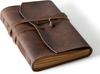 RILIHO Genuine Leather Diary Handmade Vintage Notebook Gift for Men Brown Notebook Wedding Graduation Gift Set Genuine Leather Diary - - - -