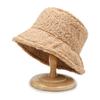 Autumn and Winter Hat Women's Light Board Trendy Lamb Wool Japanese Fisherman Hat Fashionable Light Board Short Basin Hat