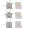 3pcs Strong Bearing Kitchen Utensil Hooks 360 Degree Rotation Adhesive Hanging Rack  For Kitchen
