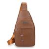 Business Travel New Men's Chest Bag Multifunctional Fashion Portable Shoulder Bag Simple and Casual Large Capacity Messenger Bag
