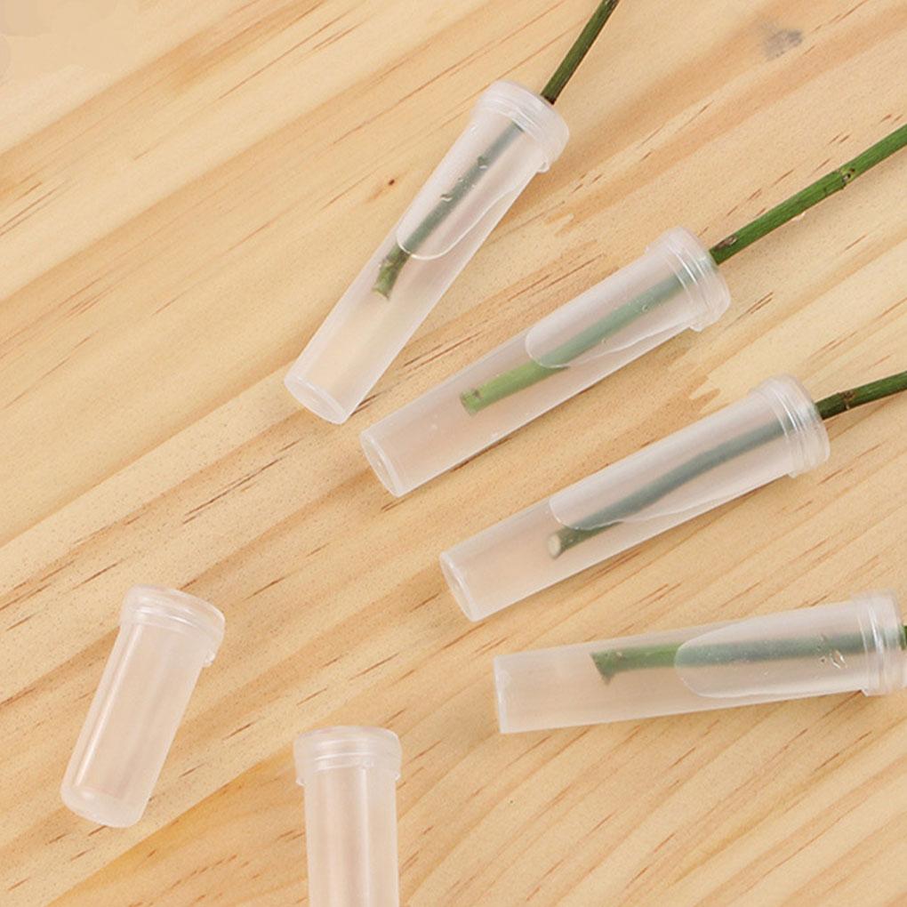 Transparent Flower Tube - Showcase Beauty Of Blooms Fresh Flower Water Retaining Culture Tube Cut Flower Nutrient Tube