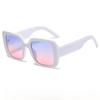 Trendy Pink Lens Square Sunglasses With Uv Protection For Summer Outings And Events