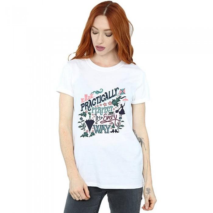 

Mary Poppins Womens/Ladies Practically Cotton T-Shirt XXL білий